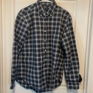 EUC Ralph Lauren Classic Fit green, blue, white, and red plaid. Size large